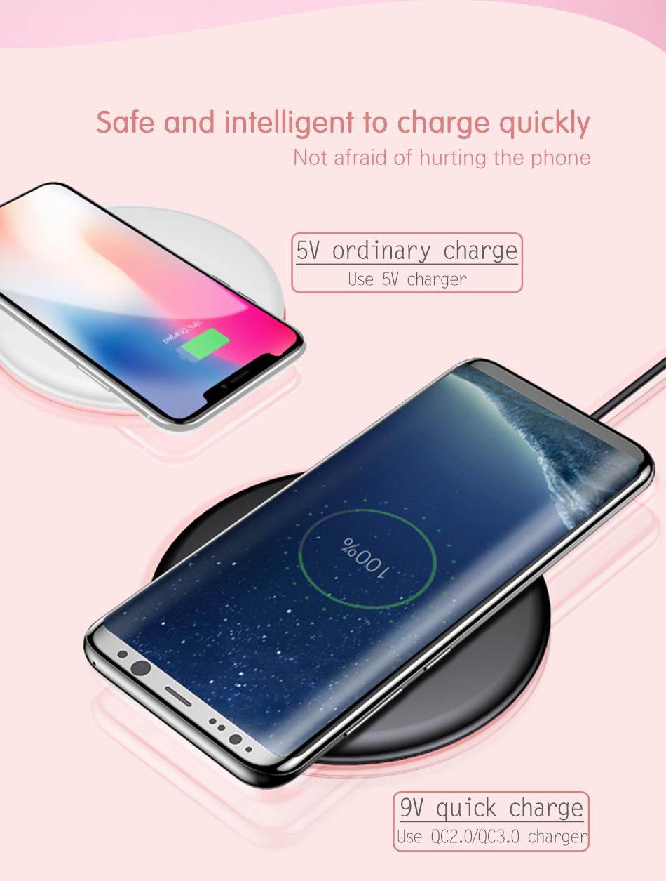 Baseus Donut Wireless Charger - Bezdrátová Qi nabíječka 10